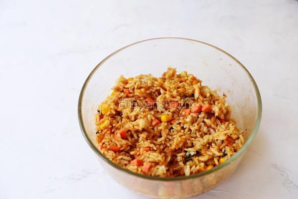 芝士烤饭团的做法图解9
