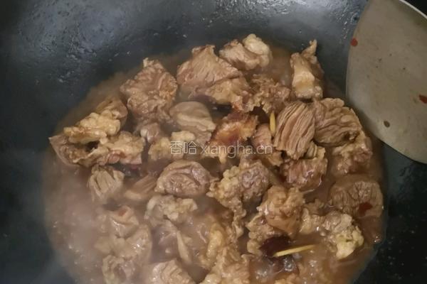 胡萝卜炖牛腩的做法图解4
