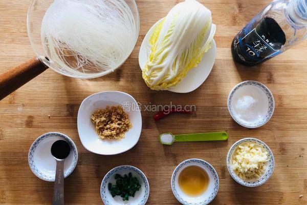 减脂蒜蓉粉丝娃娃菜的做法图解1