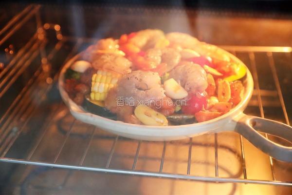 鸡胸肉烤时蔬的做法图解9