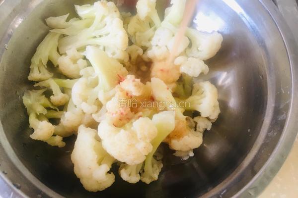炝拌菜花的做法图解5
