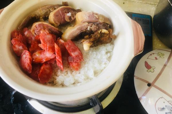 家庭版腊味煲仔饭的做法图解3