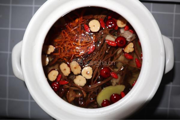茶树菇老鸭汤的做法图解4