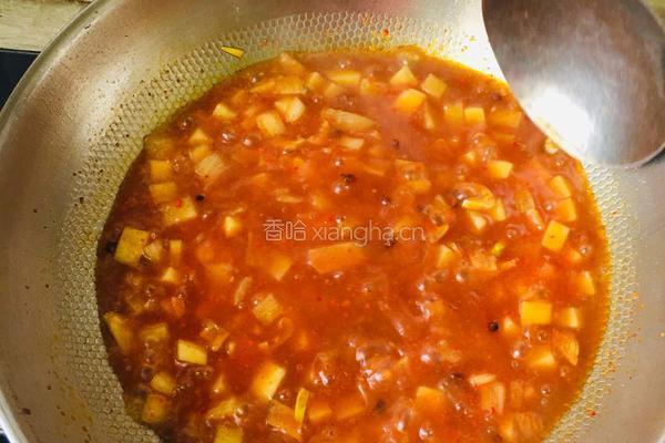 土豆番茄酱蒿籽面的做法图解7