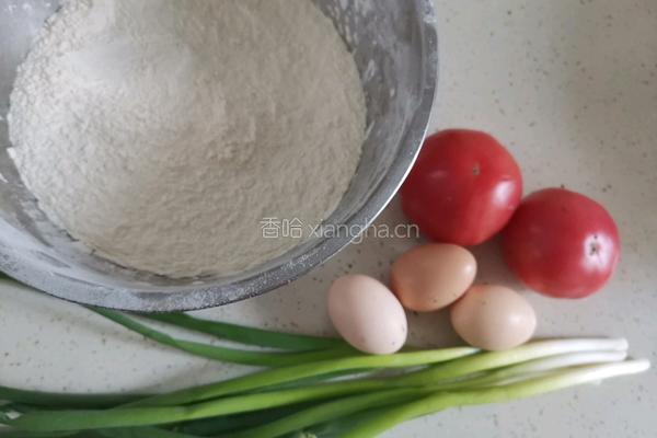 西红柿鸡蛋饺子的做法图解1