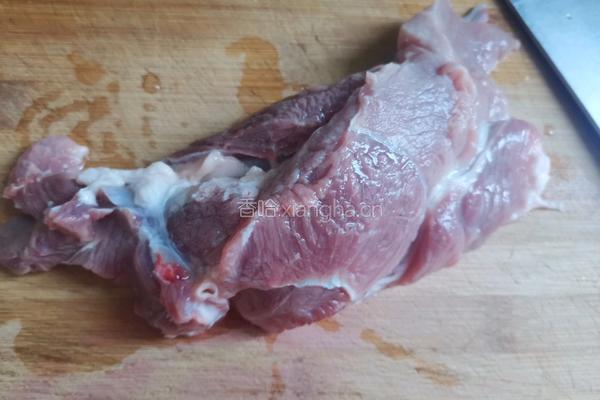 孜然肉片（家庭烤肉）的做法图解1