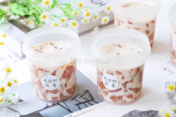 自制柠檬红茶冻撞奶的做法图解13