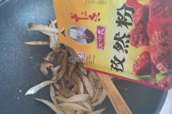 香辣孜然杏鲍菇的做法图解9
