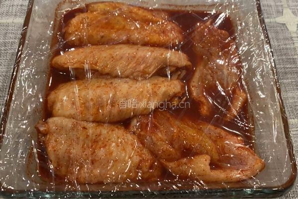 香烤鸡翅（烤箱版）的做法图解2