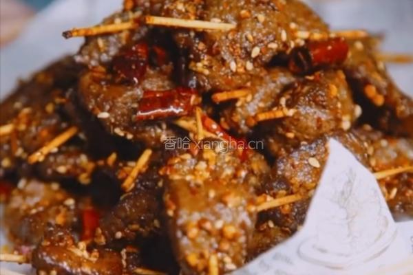 简单易做的牙签牛肉的做法图解10