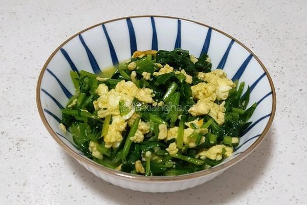菠菜炒鸡蛋的做法图解8
