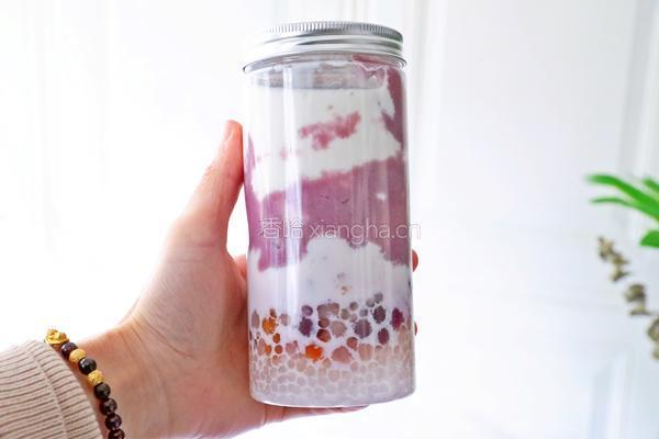 芋泥芋圆啵啵牛乳的做法图解18