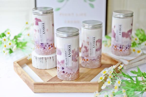 芋泥芋圆啵啵牛乳的做法图解17
