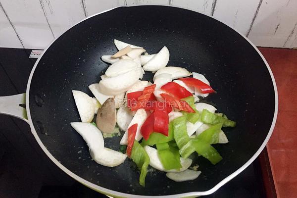 杏鲍菇炒肉片的做法图解10