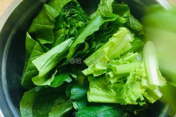 清汤芥菜的做法图解1