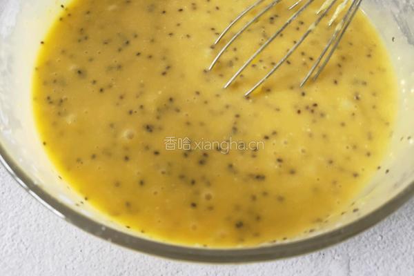 亚麻青柠戚风肉松蛋糕的做法图解5