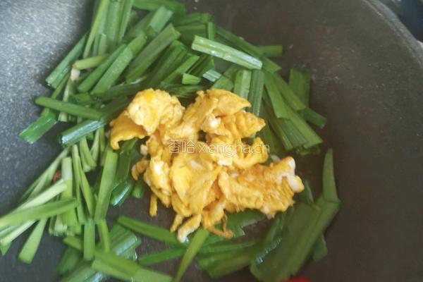 韭菜鸡蛋炒粉丝的做法图解11