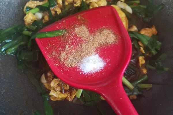 韭菜鸡蛋炒粉丝的做法图解14