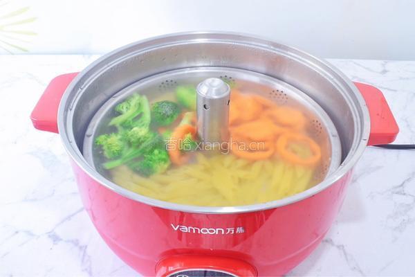 牛排盖意面的做法图解6
