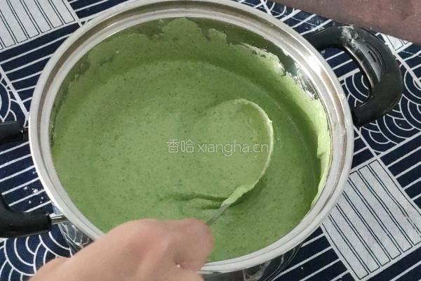 潮汕朴籽粿(潮汕版抹茶蛋糕)的做法图解9