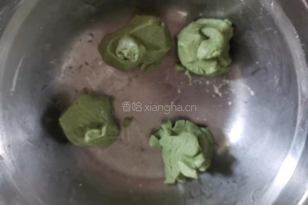 豆沙青团的做法图解3