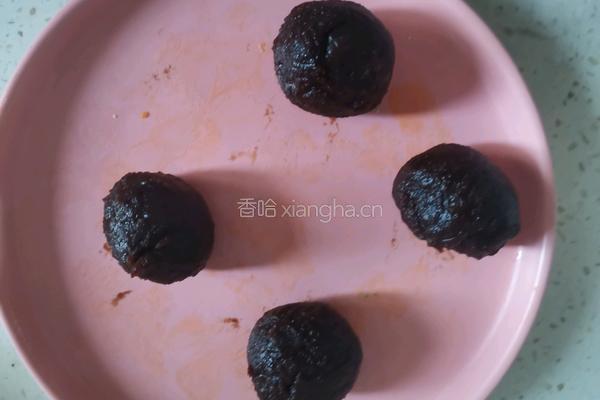 豆沙青团的做法图解4