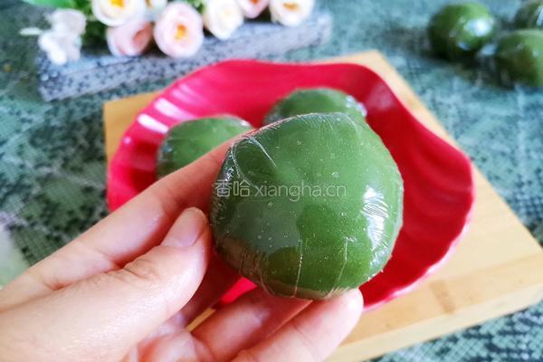 豆沙青团的做法图解10