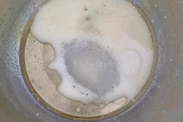 8寸芒果奶油蛋糕的做法图解1