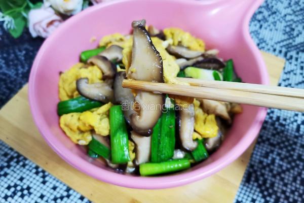 香菇炒鸡蛋的做法图解13