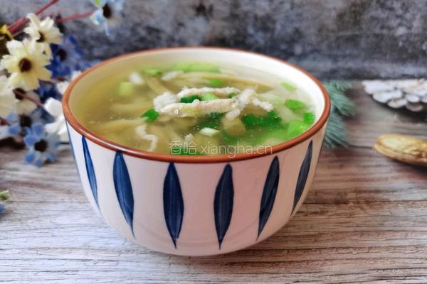 榨菜肉丝汤的做法图解13