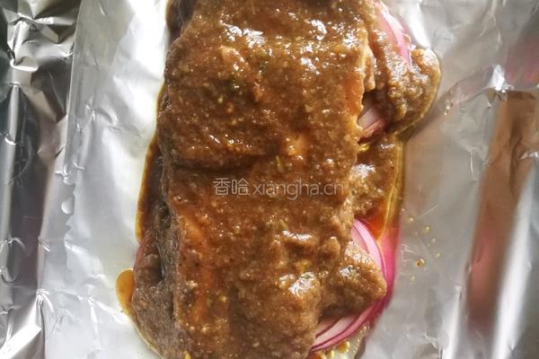 迷迭酒香烤羊腿排的做法图解10
