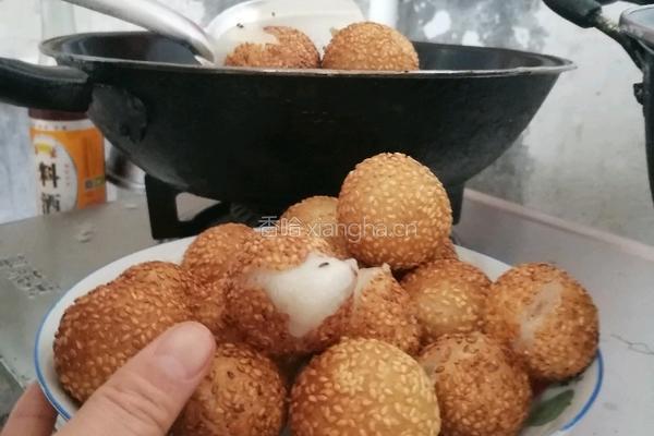 油炸芝麻球的做法图解5