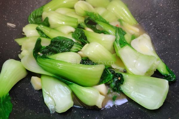 蒜香油菜的做法图解10