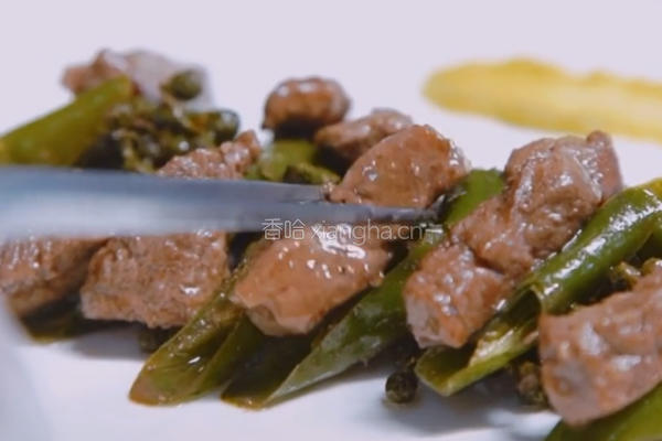 煎椒麻牛里脊的做法图解9