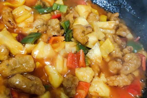 菠萝咕咾肉的做法图解11