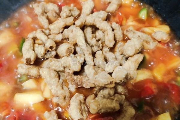 菠萝咕咾肉的做法图解10