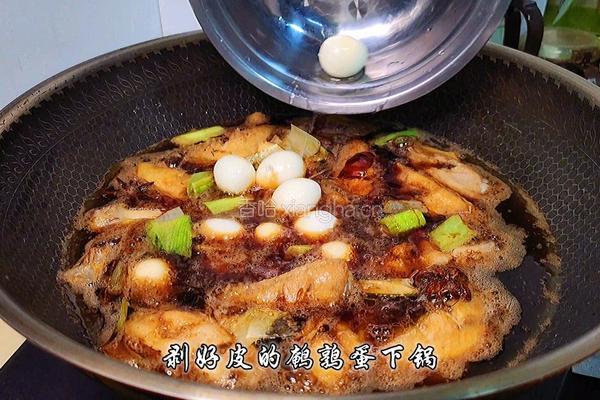 可乐鸡翅炖鹌鹑蛋的做法图解13