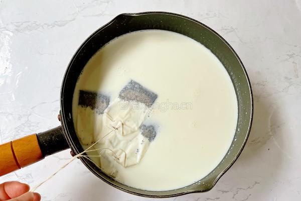 珍珠奶茶冻的做法图解3