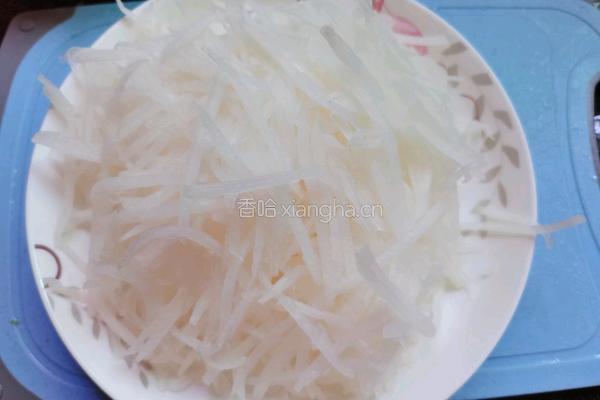 香菜萝卜丝的做法图解6
