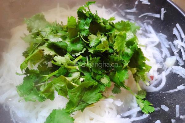 香菜萝卜丝的做法图解11