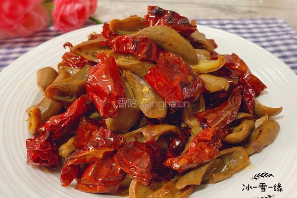 辣炒小肠的做法图解1