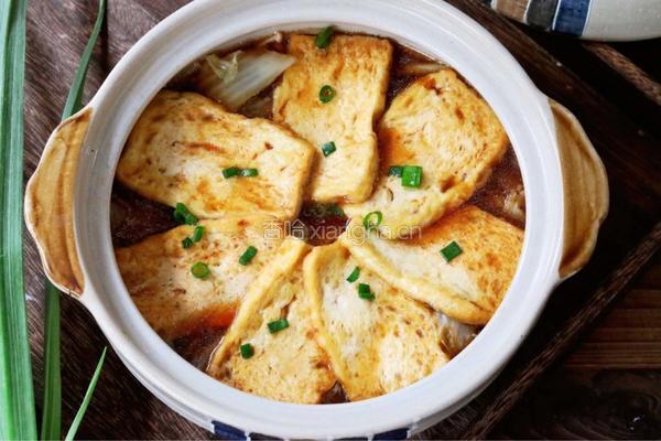 白菜豆腐煲的做法图解14