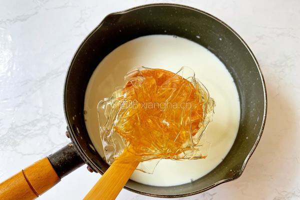 芒果牛奶布丁的做法图解5