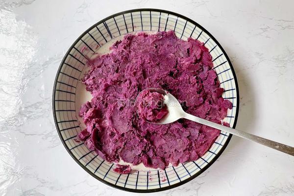 紫薯奶冻西米露的做法图解4