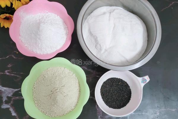 黄豆馅麦芽塌饼的做法图解1