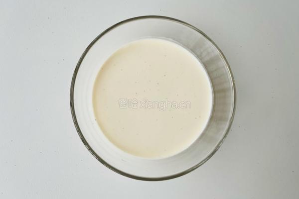 【减脂推荐】软糯拉丝的伪抹茶红豆麻薯华夫饼的做法图解6