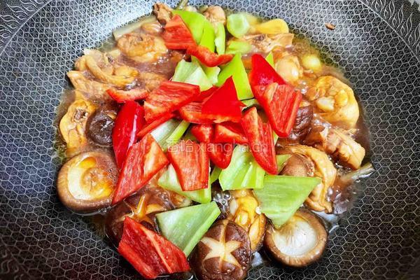 香菇炖鸡腿的做法图解18