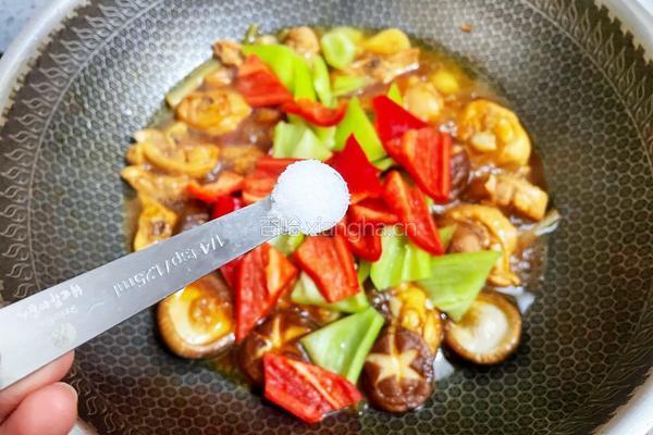 香菇炖鸡腿的做法图解19