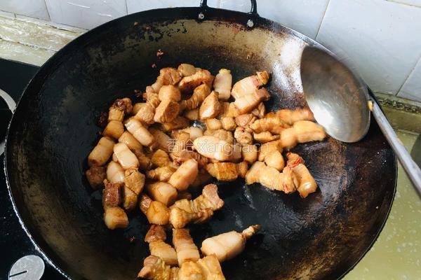 红烧肉烩菜的做法图解5