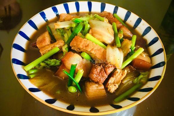 红烧肉烩菜的做法图解13